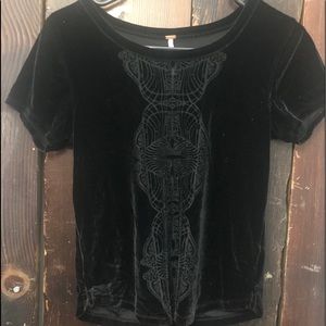 Free people velvet top